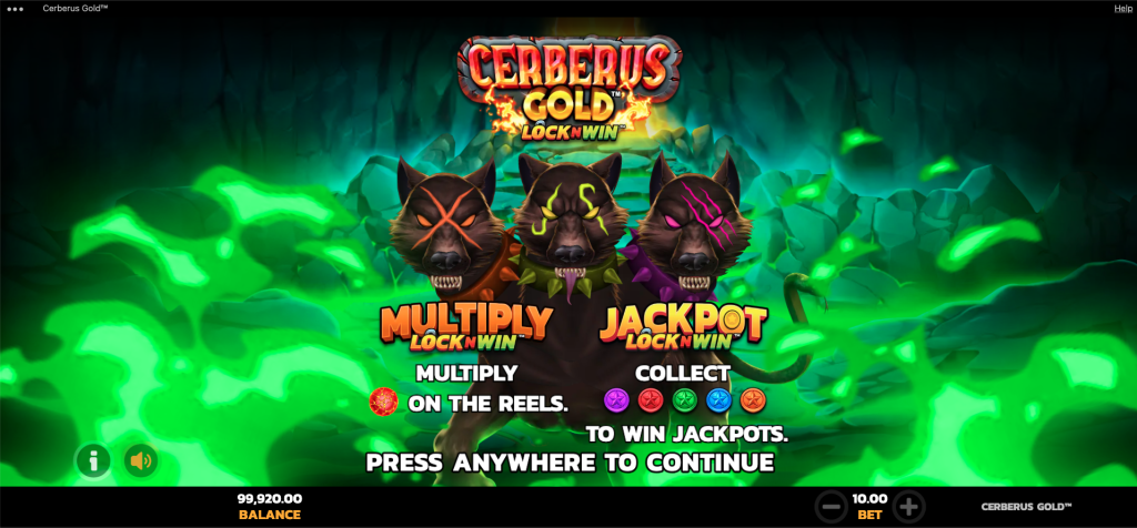 Cerberus Gold slot machine Lock N Win trigger